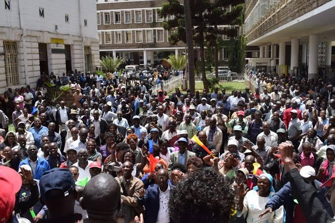 If county workers strike, which services will be affected?